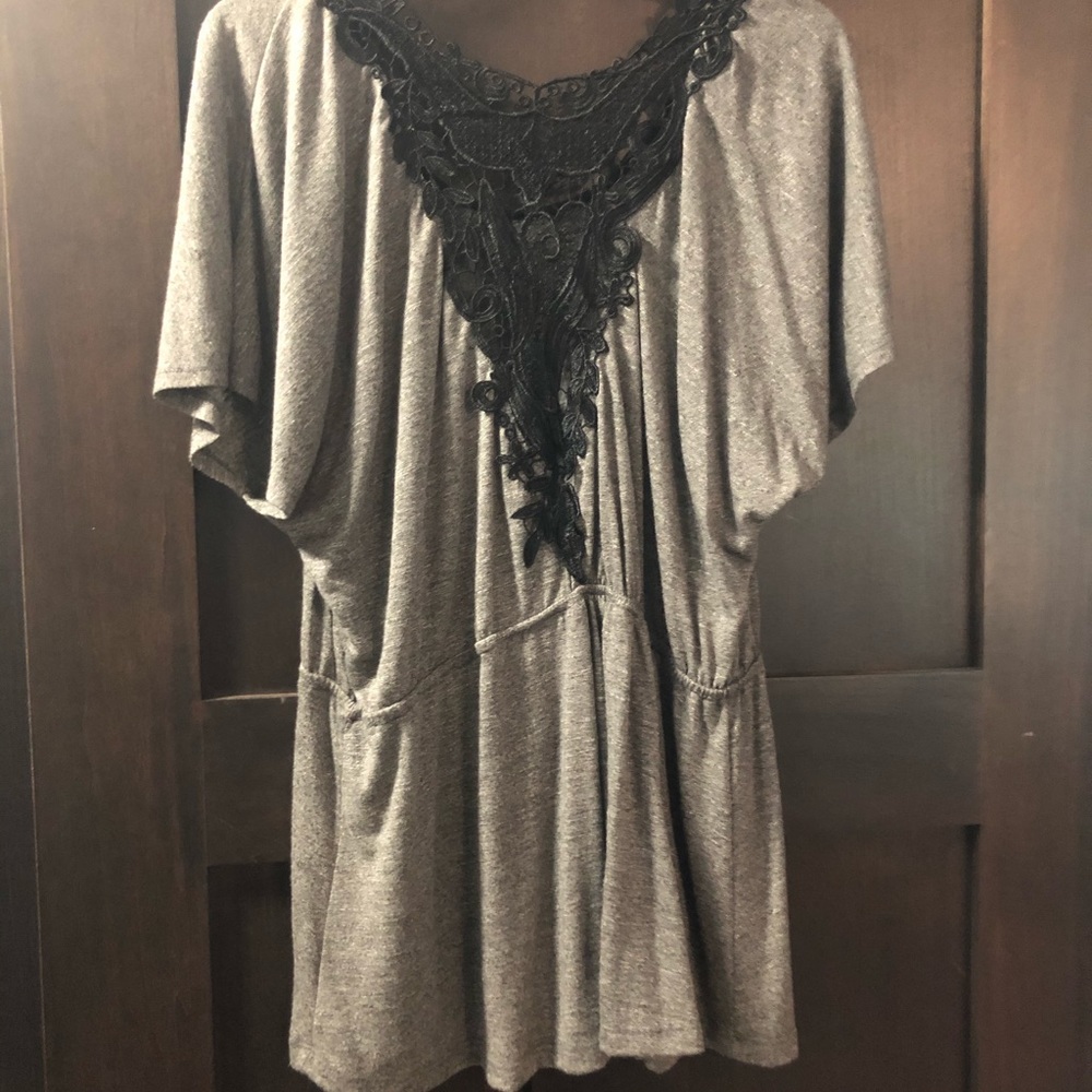 Lace detail blouse